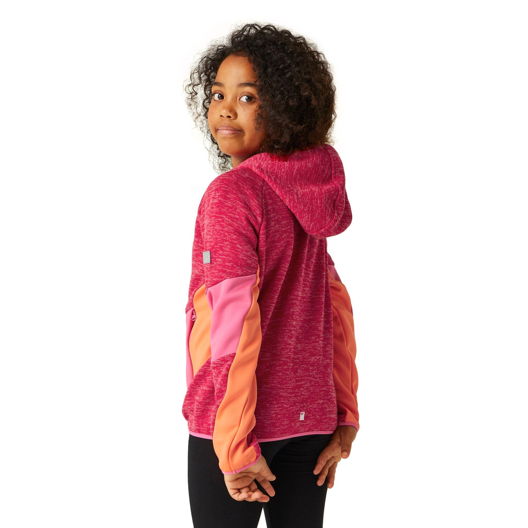 Kinder/Kinder Dissolver VIII Full Zip Fleecejack (Roze toverdrank/Flamingo 4/5