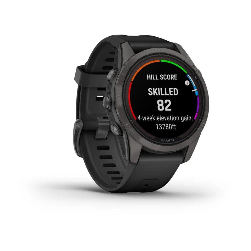 Garmin fenix 7S Pro Sapphire Solar Edition Carbon Grey Titanium with Black Band