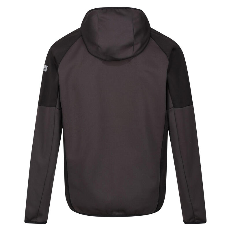 Heren Attare II Extol Stretch Hooded Jacket (As/Zwart)