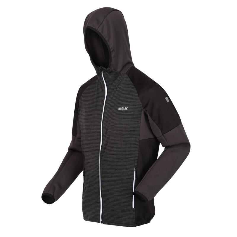 Heren Attare II Extol Stretch Hooded Jacket (As/Zwart)