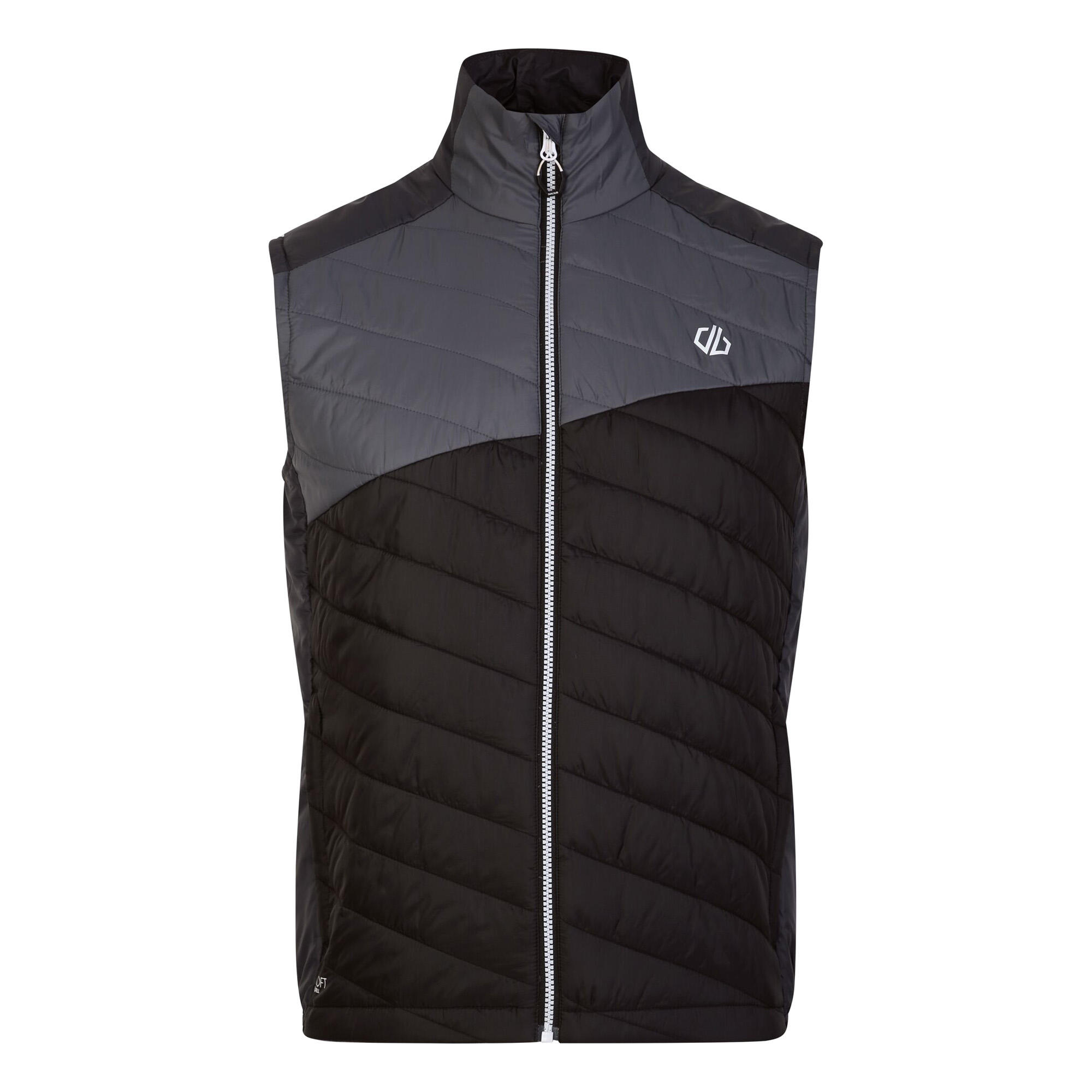 DARE 2B Heren Touring Gewatteerd Lichtgewicht Gilet (Ebbenhout/zwart)