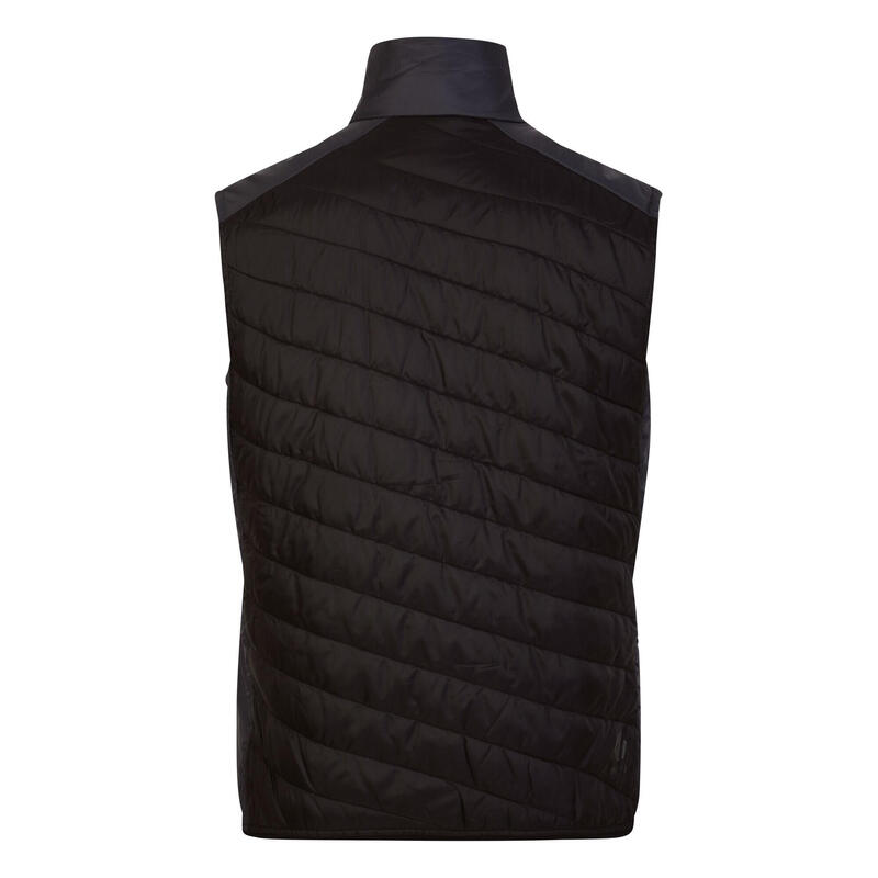 Heren Touring Gewatteerd Lichtgewicht Gilet (Ebbenhout/zwart)