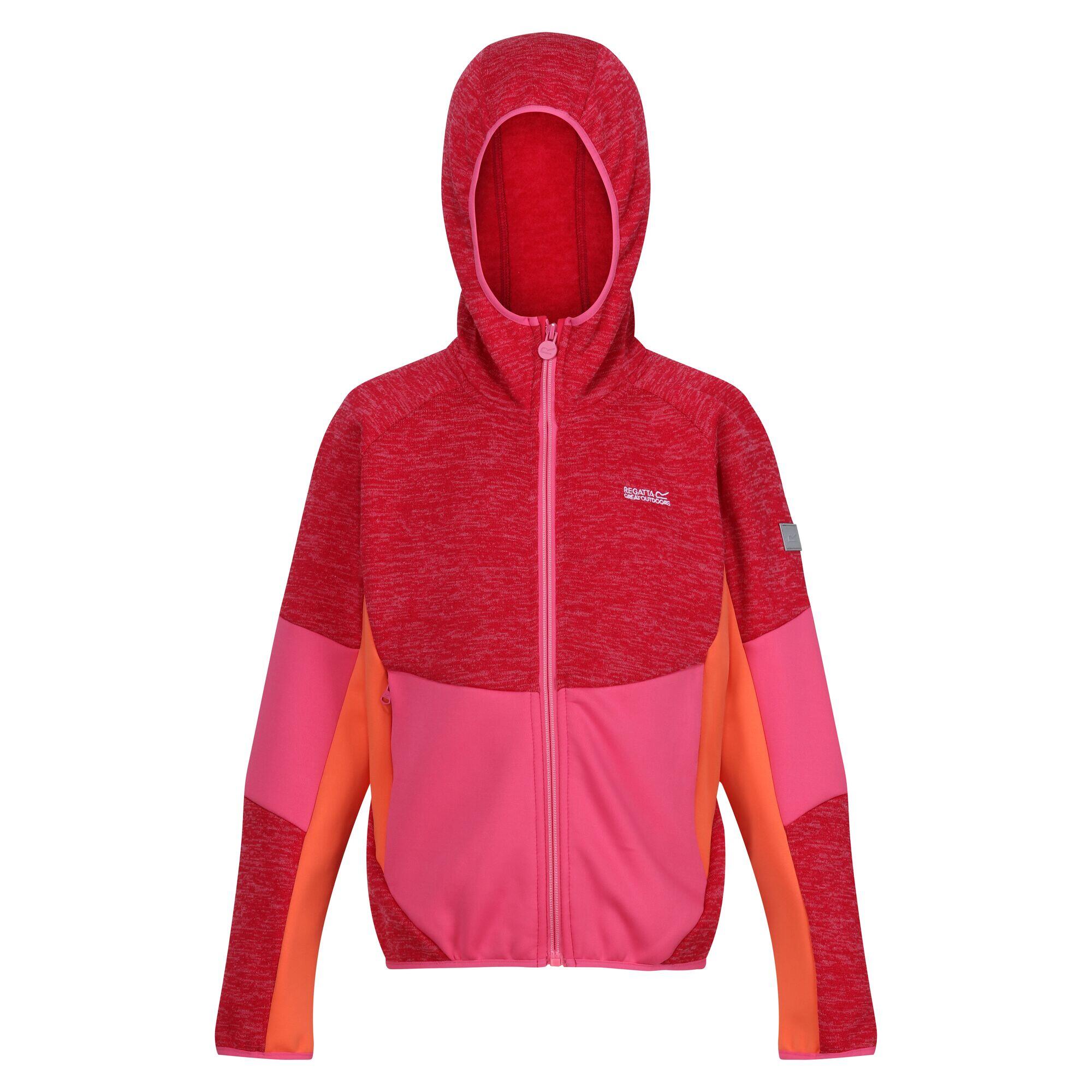 REGATTA Kinder/Kinder Dissolver VIII Full Zip Fleecejack (Roze toverdrank/Flamingo