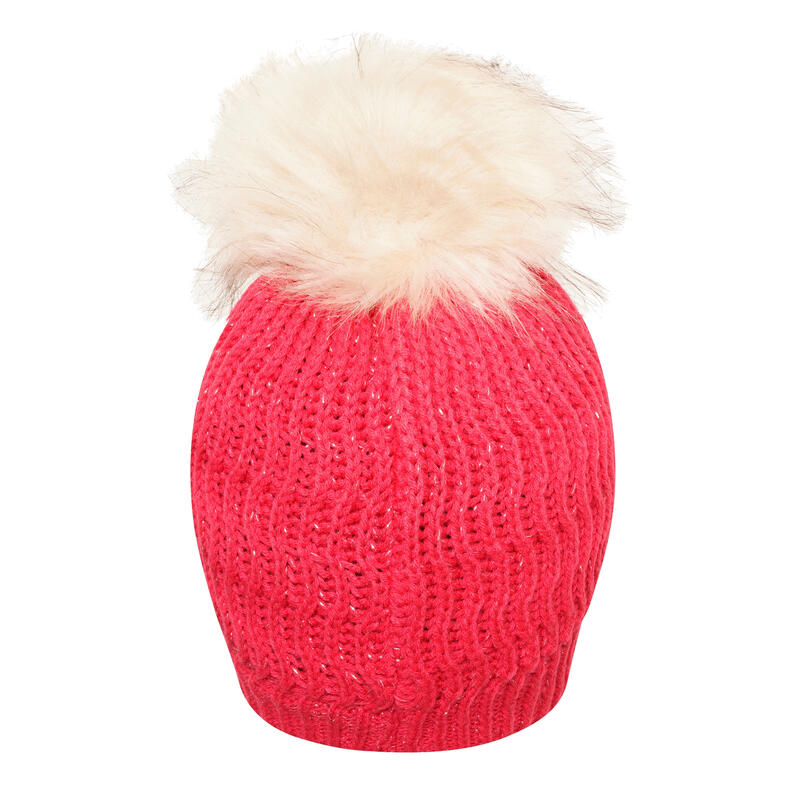 Cappello A Cuffia Pom Pom Ragazze Dare 2B Know Virtual Pink