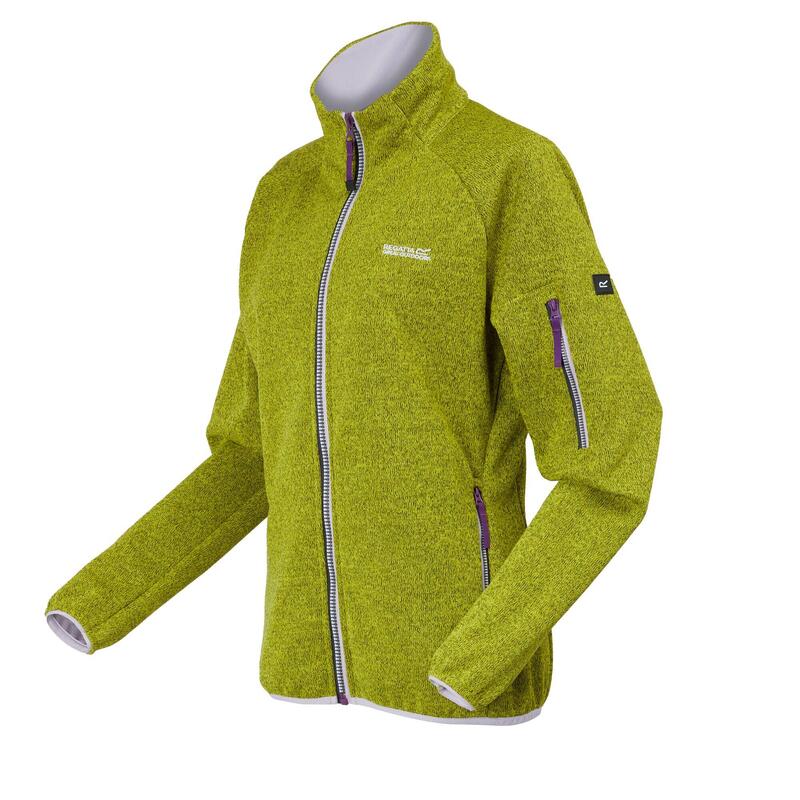 Veste Polaire RAVENHILL Femme (Jaune Verdâtre / Lilas Pâle)