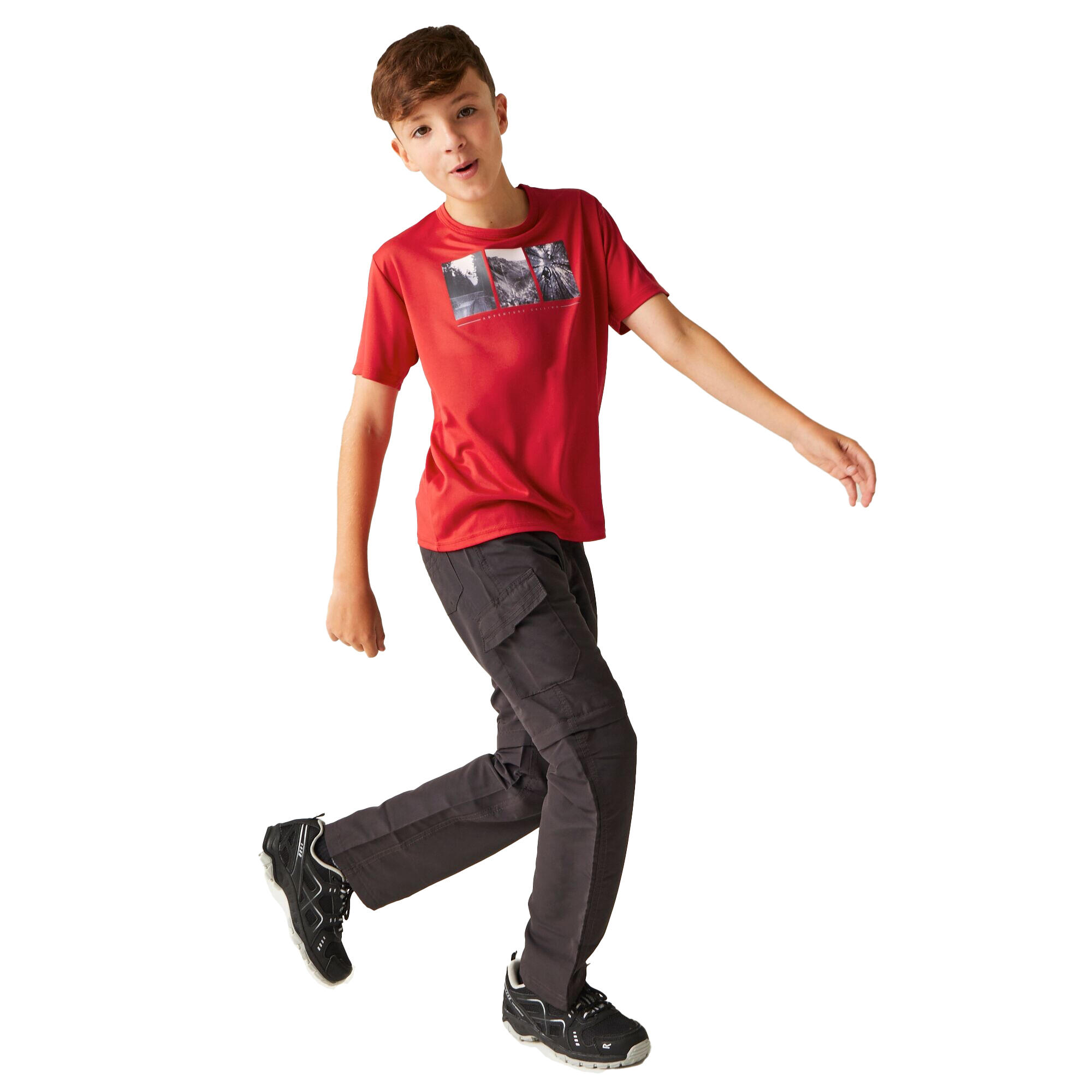 Childrens/Kids Alvarado VIII Cycling TShirt (Danger Red) 4/5
