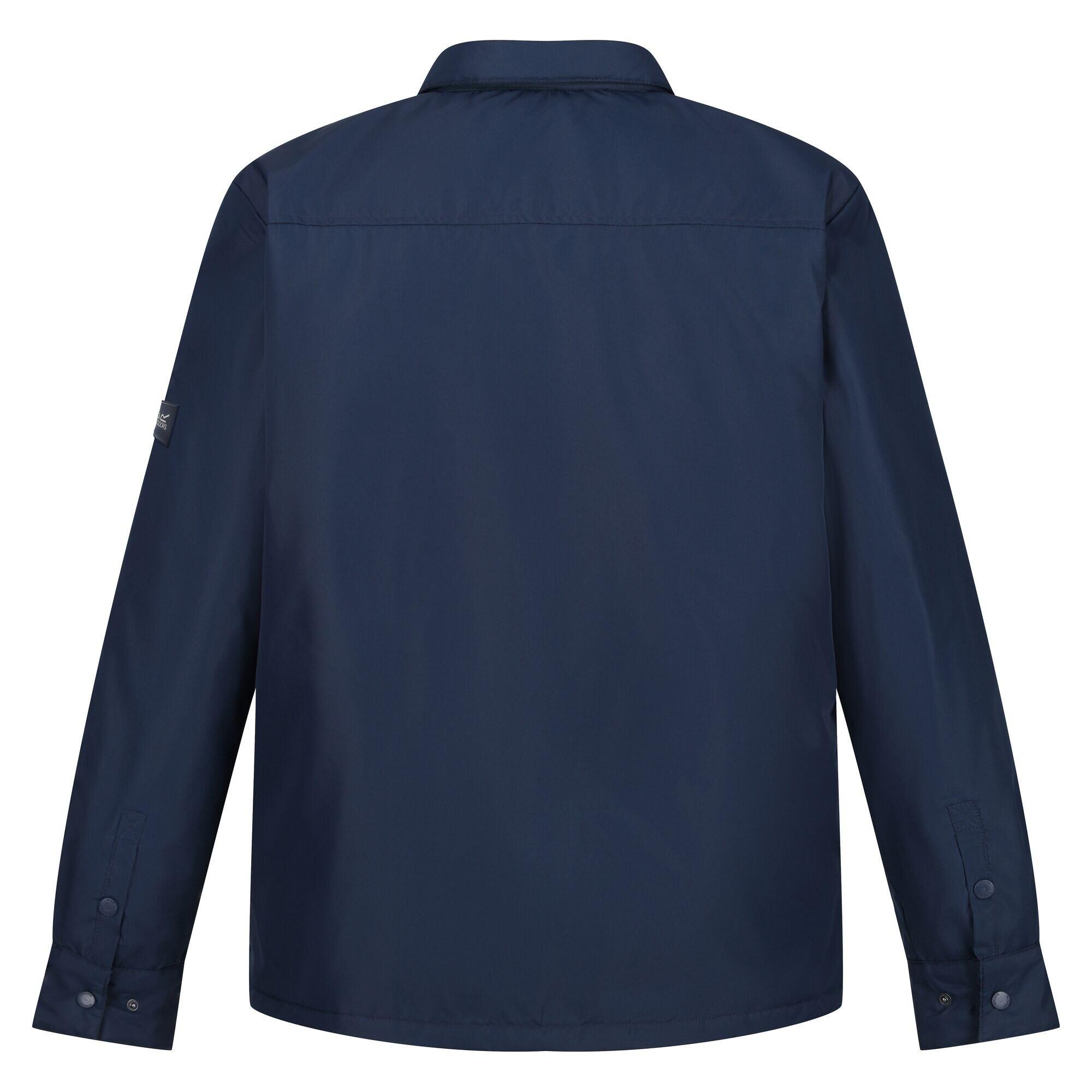 Giacca Uomo Regatta Vinca Shacket Blu Navy 2/5