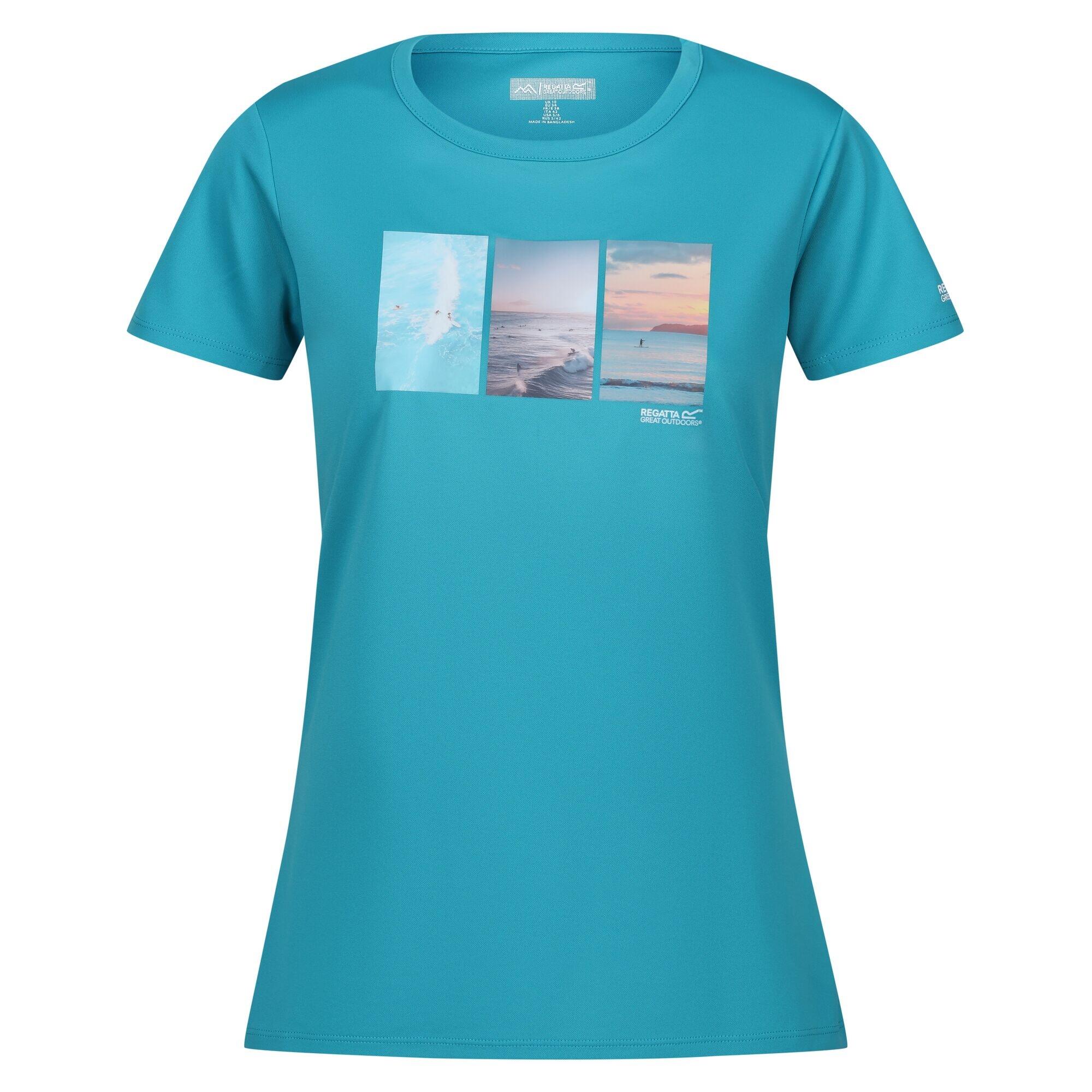 Tshirt FINGAL da donna (blu Tahoe)