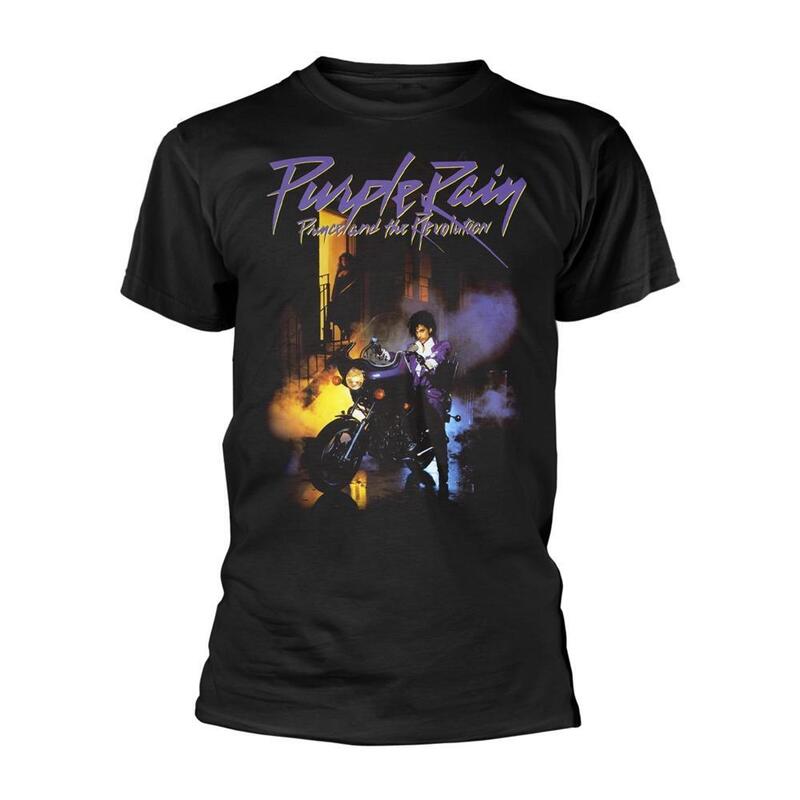 "Purple Rain" TShirt für HerrenDamen Unisex Damen und Herren Schwarz