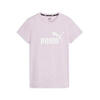 Camiseta Mujer Essentials Logo PUMA Grape Mist Purple