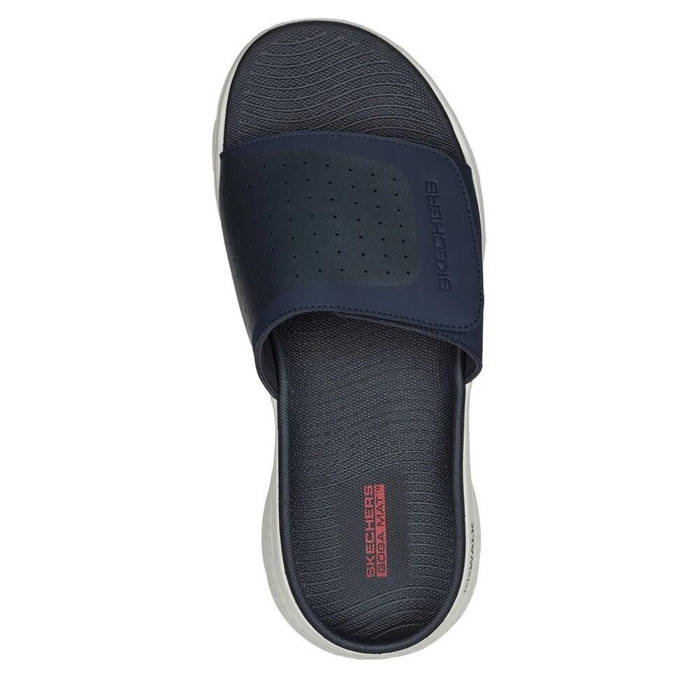 Men's GO WALK FLEX SANDBAR Mules (Navy / Red)