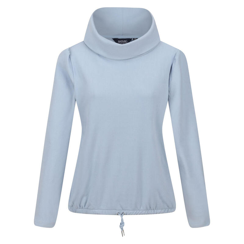 "Adarae" Sweatshirt Rollkragen für Damen Dunkellila