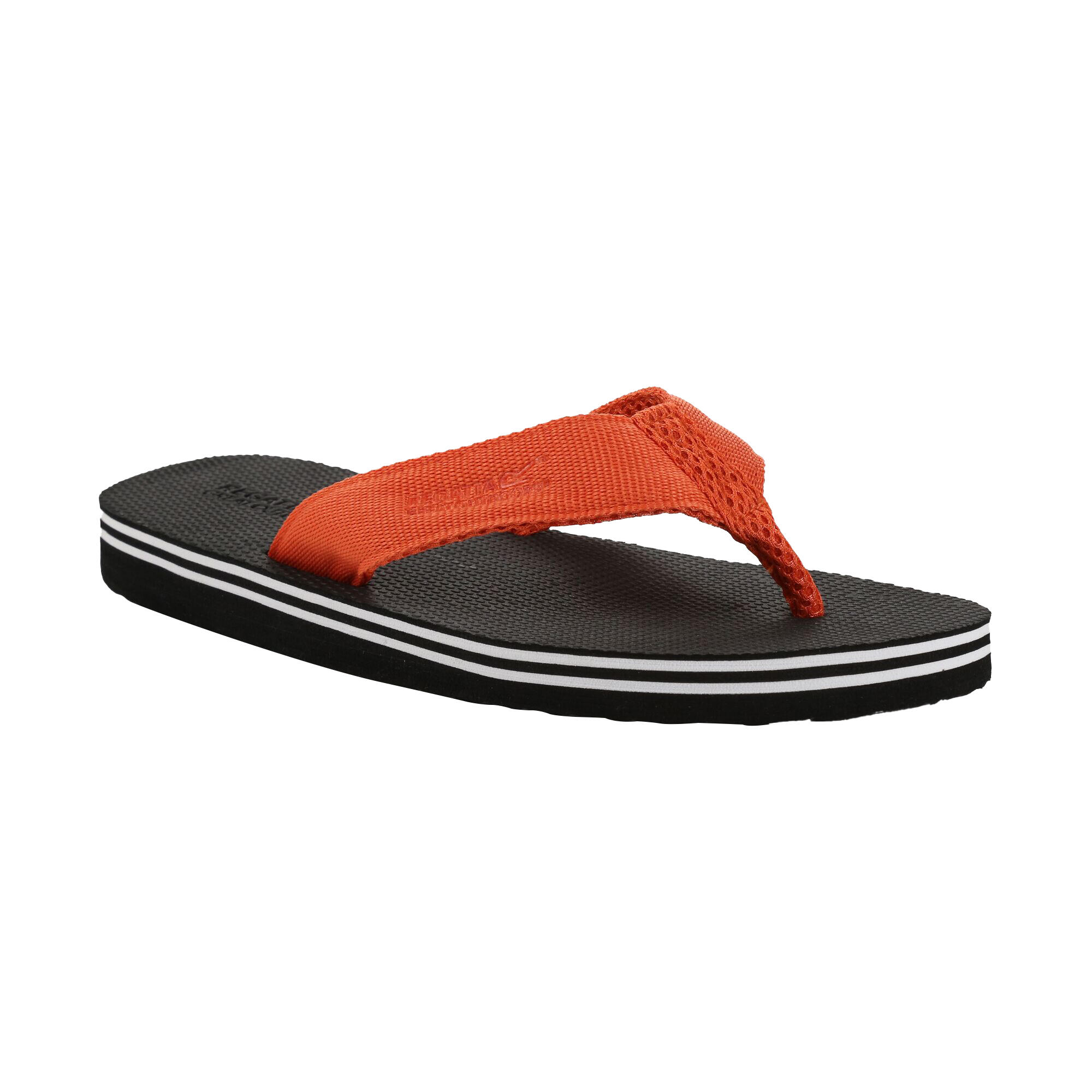 RICO flip-flops for men (Ash / Orange red)