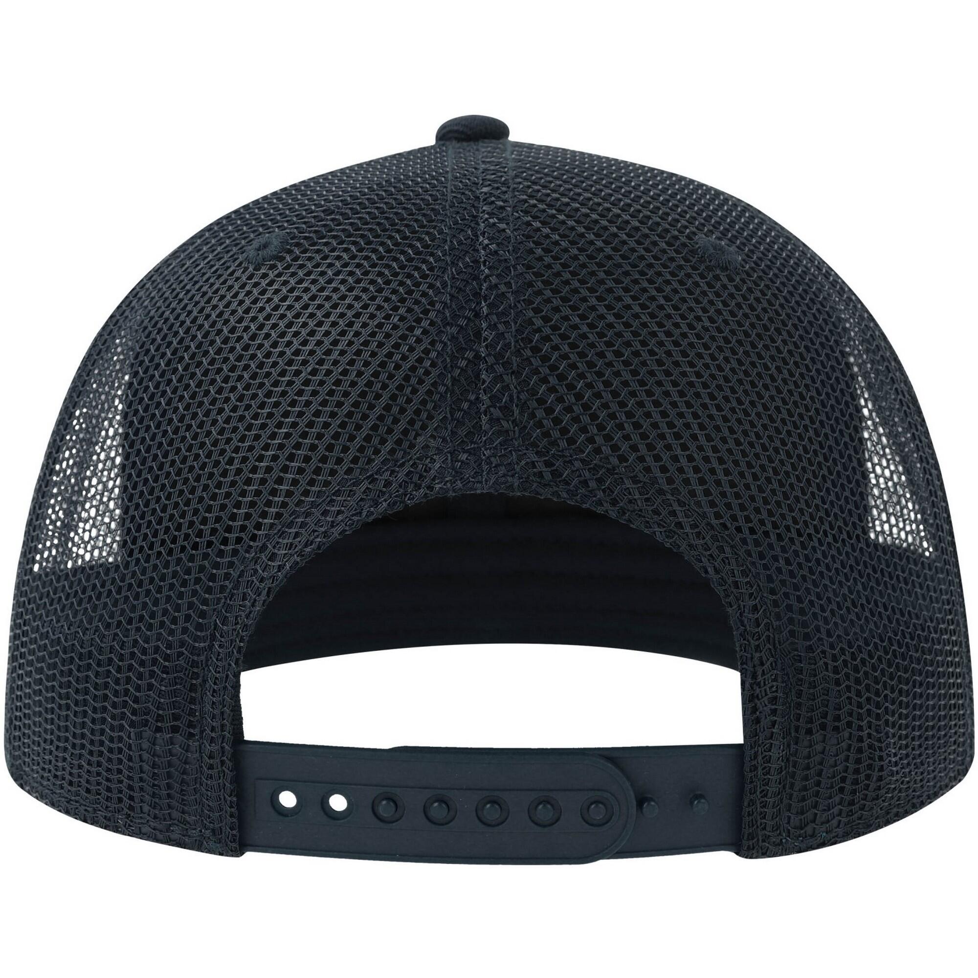 Unisex Adult Mesh 6 Panel Trucker Cap (Navy) 2/3