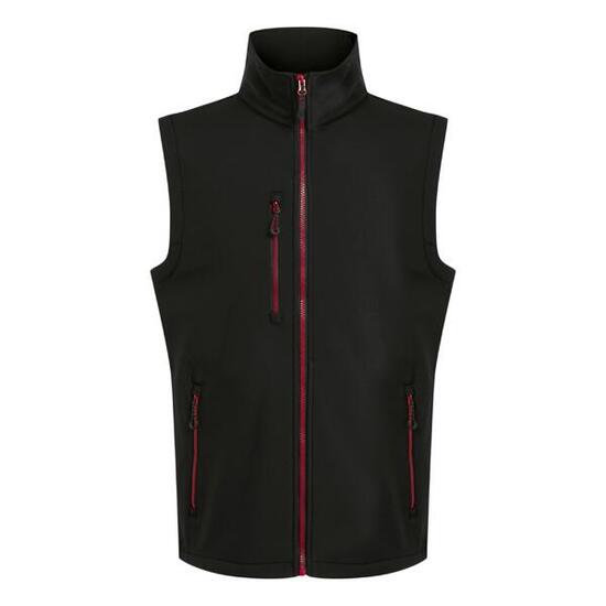 Veste Sans Manches Homme (Noir / Rouge Classique)
