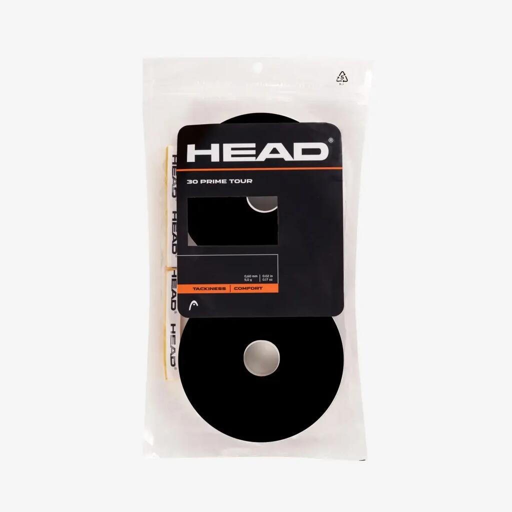 Bag 30 Pcs. Overgrip Head Prime Tour Black