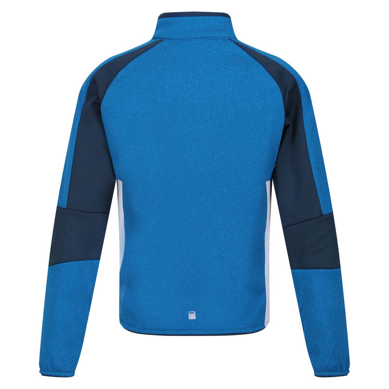 Kinder/Kinder Oberon VII Marl Full Zip Fleecejack (Indigoblauw/Blauwvleugel)