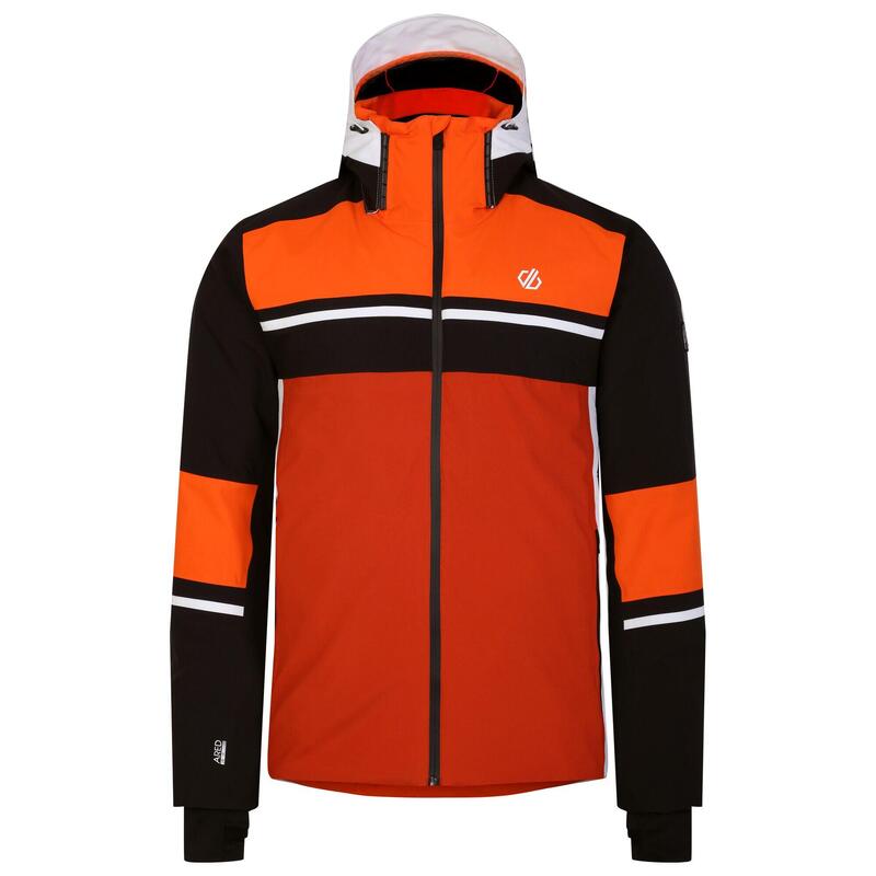 Heren Amplitude Ski jas (Zwart/Puffins Oranje)