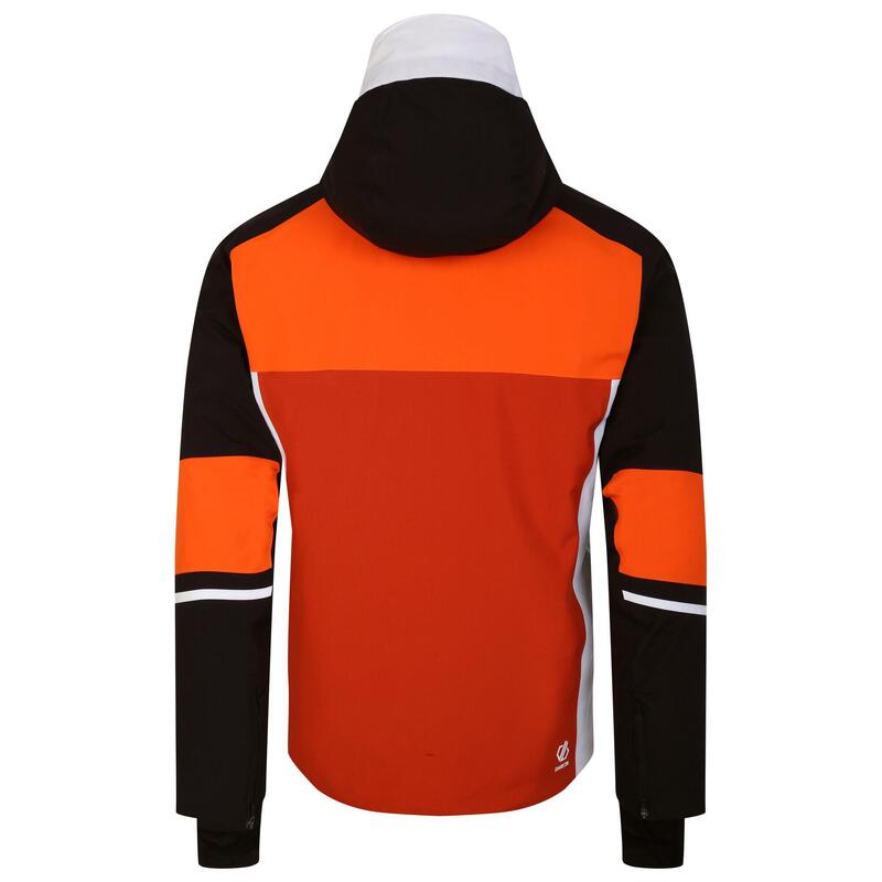 Heren Amplitude Ski jas (Zwart/Puffins Oranje)