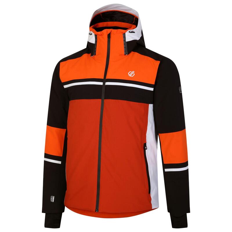 Heren Amplitude Ski jas (Zwart/Puffins Oranje)