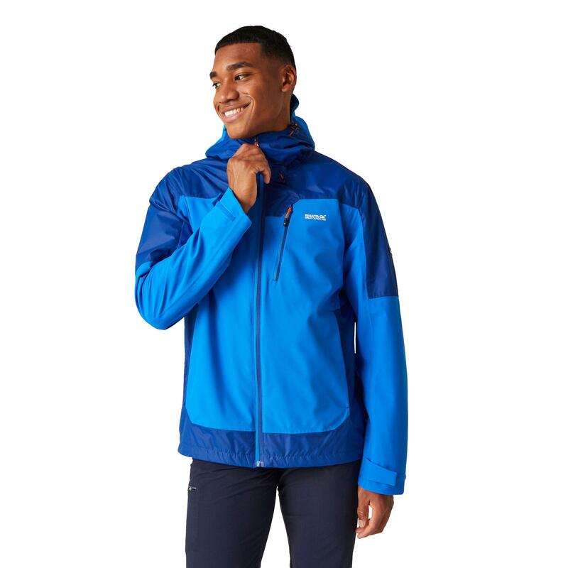 Veste imperméable HIGHTON Homme (Bleu Oxford / Bleu roi)