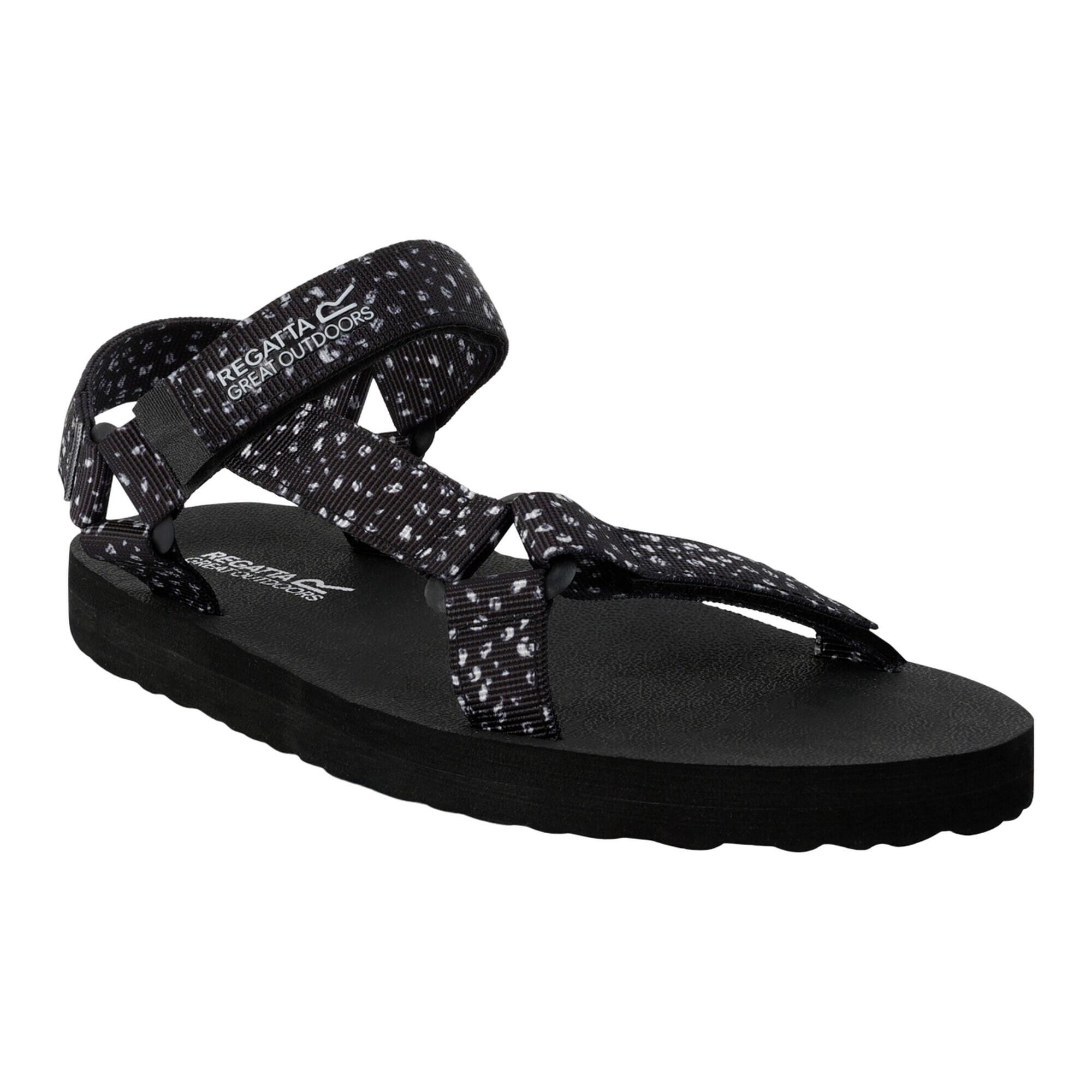 REGATTA Womens/Ladies Lady Vendeavour Polka Dot Sandals (Black/White)