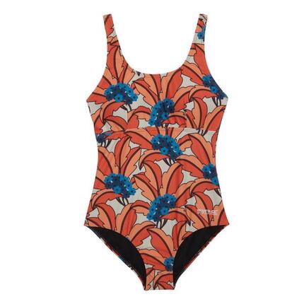 Orla Kiely" Badeanzug für Damen Orange