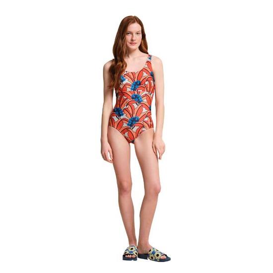 Orla Kiely" Badeanzug für Damen Orange