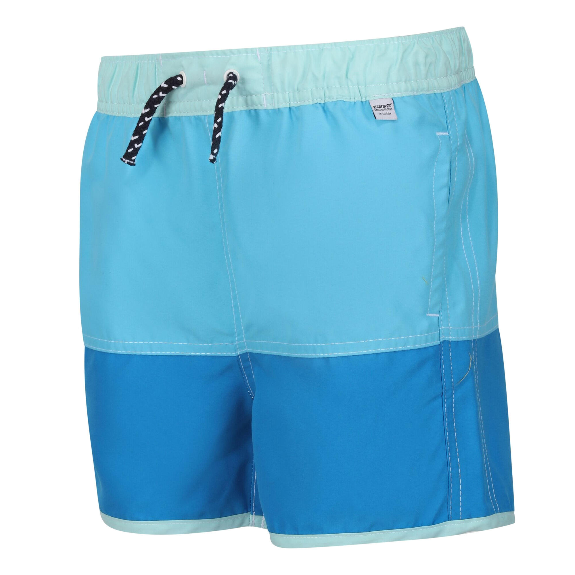 Sergio Costume Da Bagno A Pantaloncino Bambini Regatta Acquario Blu Indaco 3/5