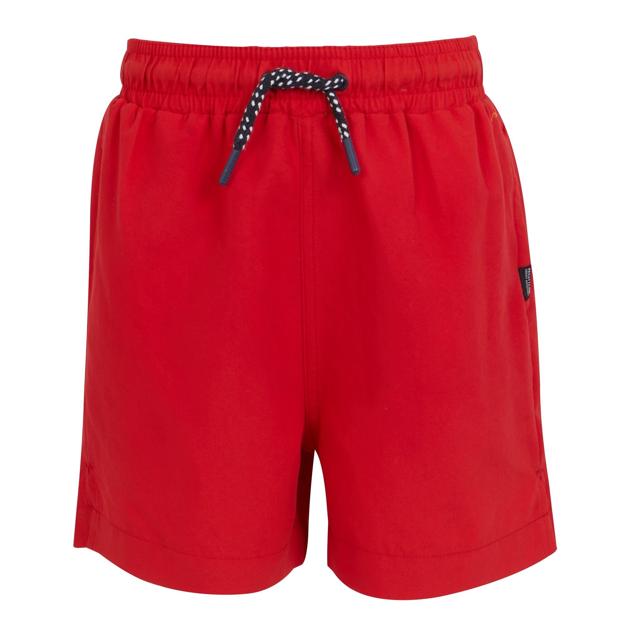 SKANDER Pantaloncini da bagno per bambini (rosso)