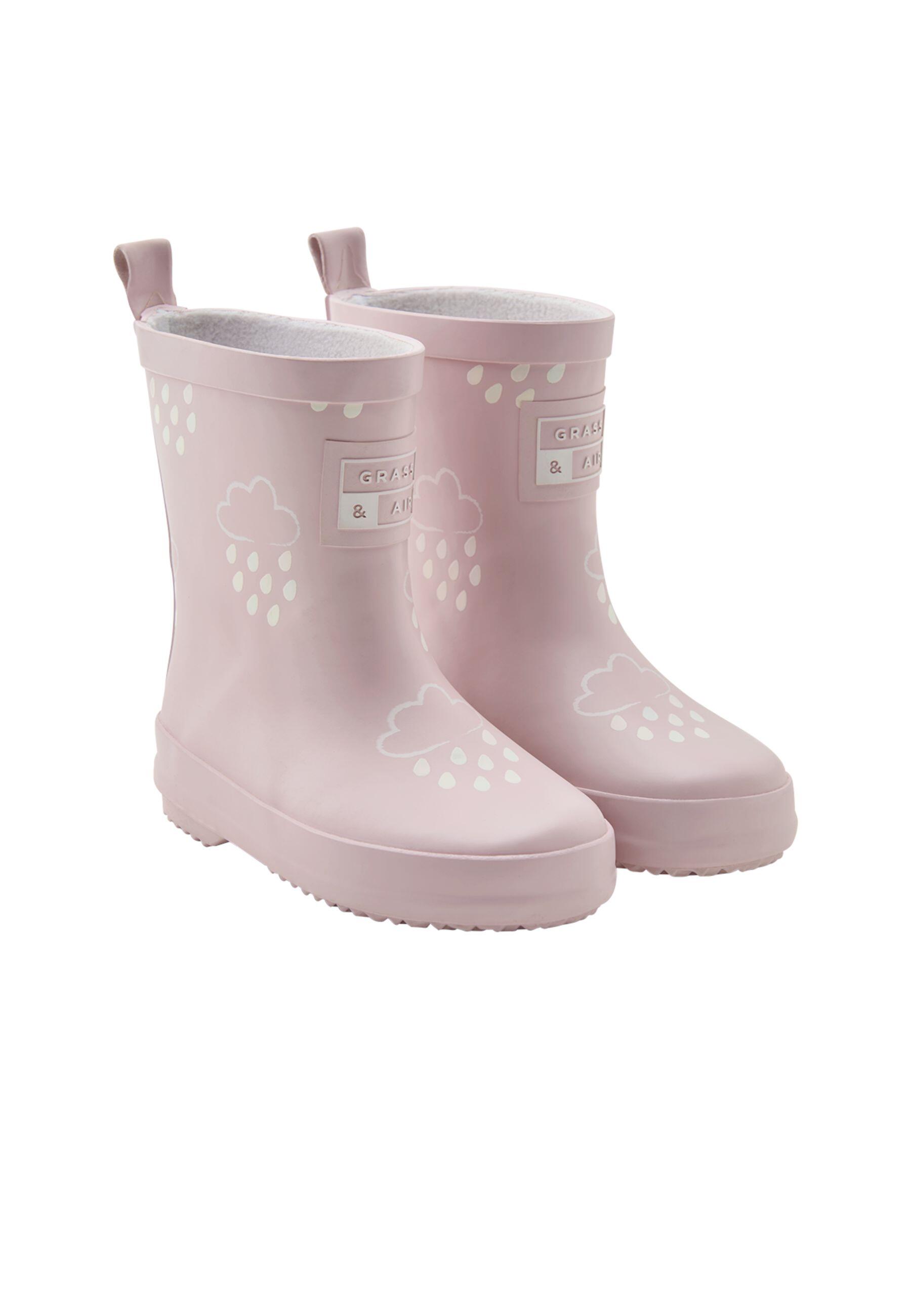 Kids Baby Pink Colour-Revealing Wellies 1/3