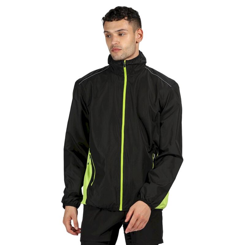 Heren Athene Jacket (Zwart/Kalk Zest)