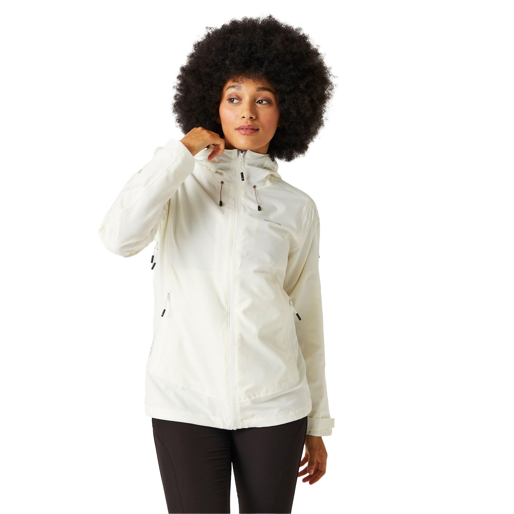 Giacca impermeabile OKARA da donna (bianco sporco)