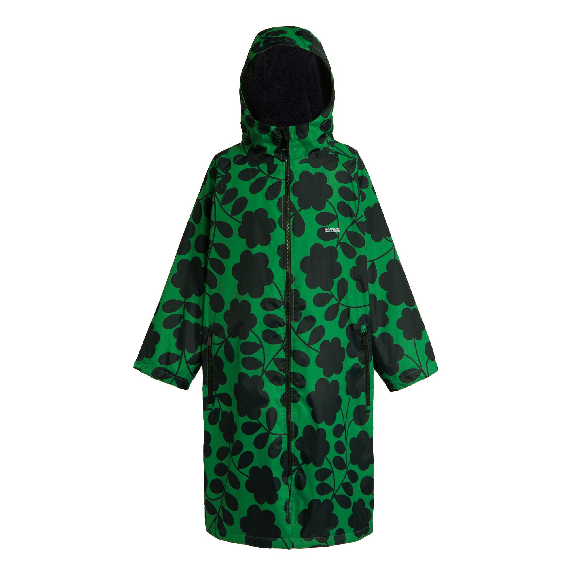 REGATTA Dames Orla Kiely Veranderingsbadjas met bloemen (Groen)