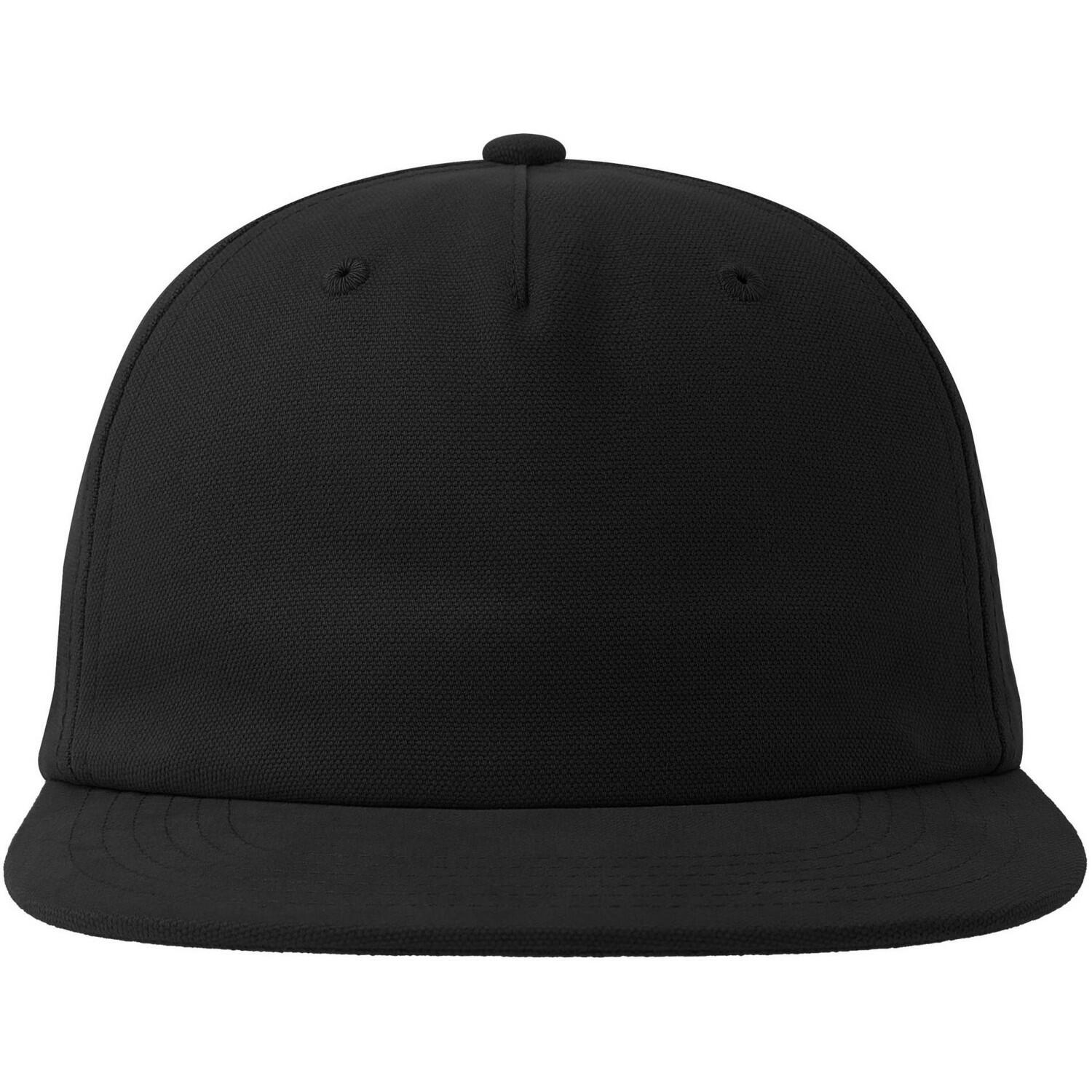 ATLANTIS Unisex Adult Cruz 5 Panel Snapback Cap (Black)