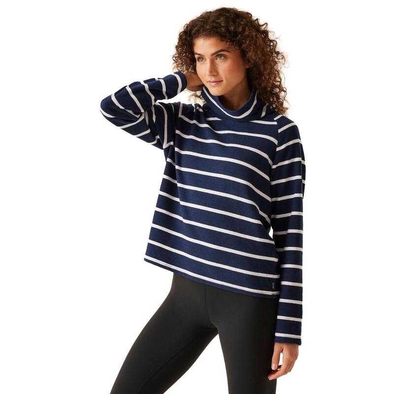 "Havendo" Sweatshirt für Damen Marineblau/Weiß