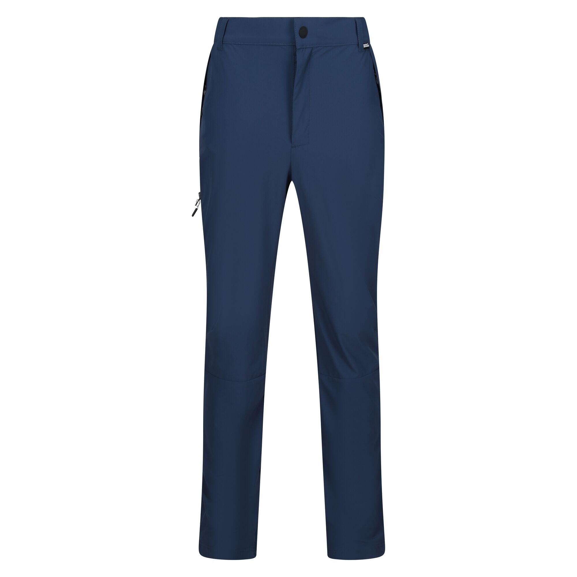 REGATTA Mens Travel Light Packaway Trousers (Moonlight Denim)