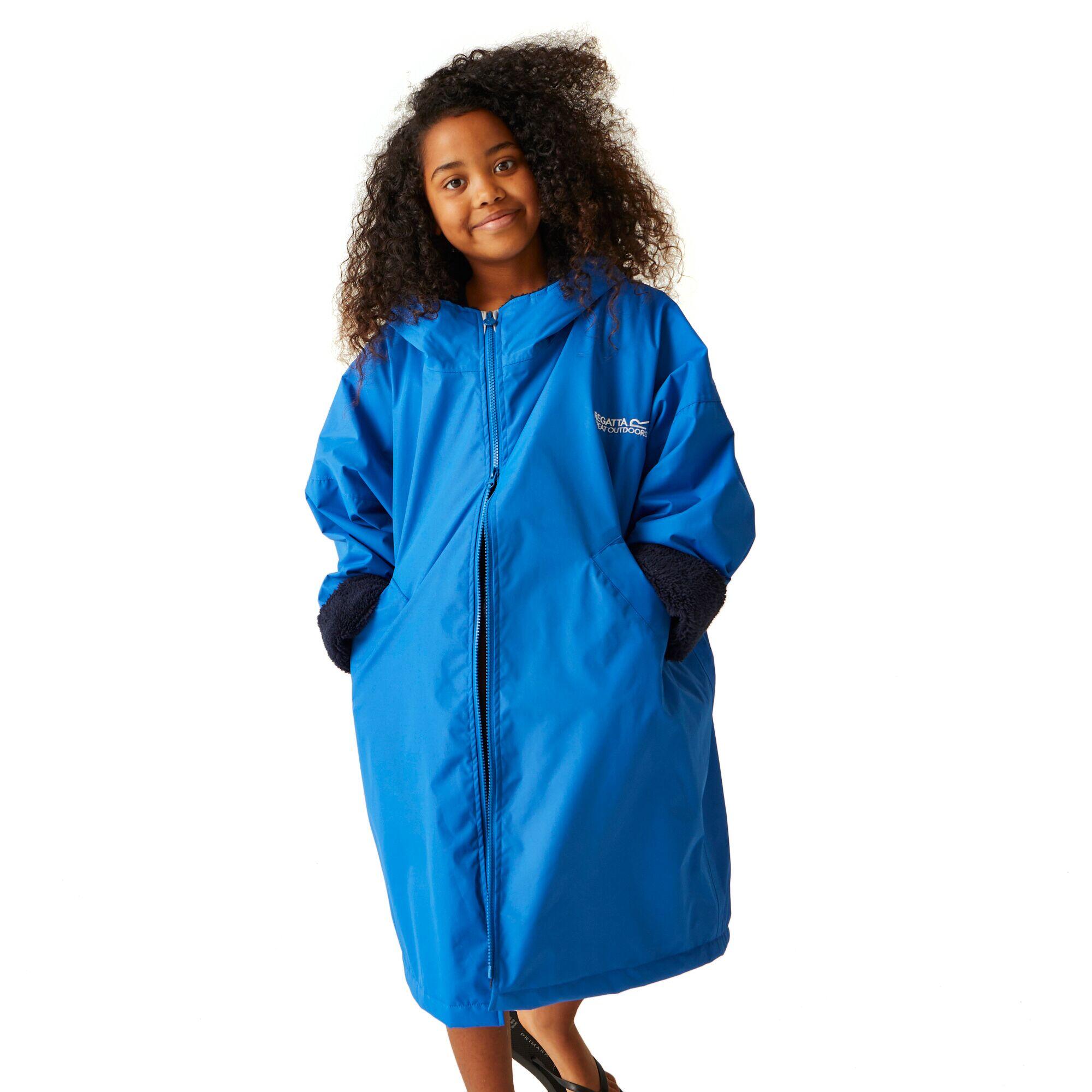 Childrens/Kids Changing Robe (Oxford Blue/Navy) 4/5