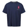 Heren Christian Lacroix Aramon Katoenen TShirt (Marine)