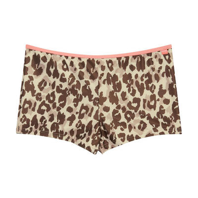 Slip Bikini Leopardato Donna Regatta Aceana Beige Marrone
