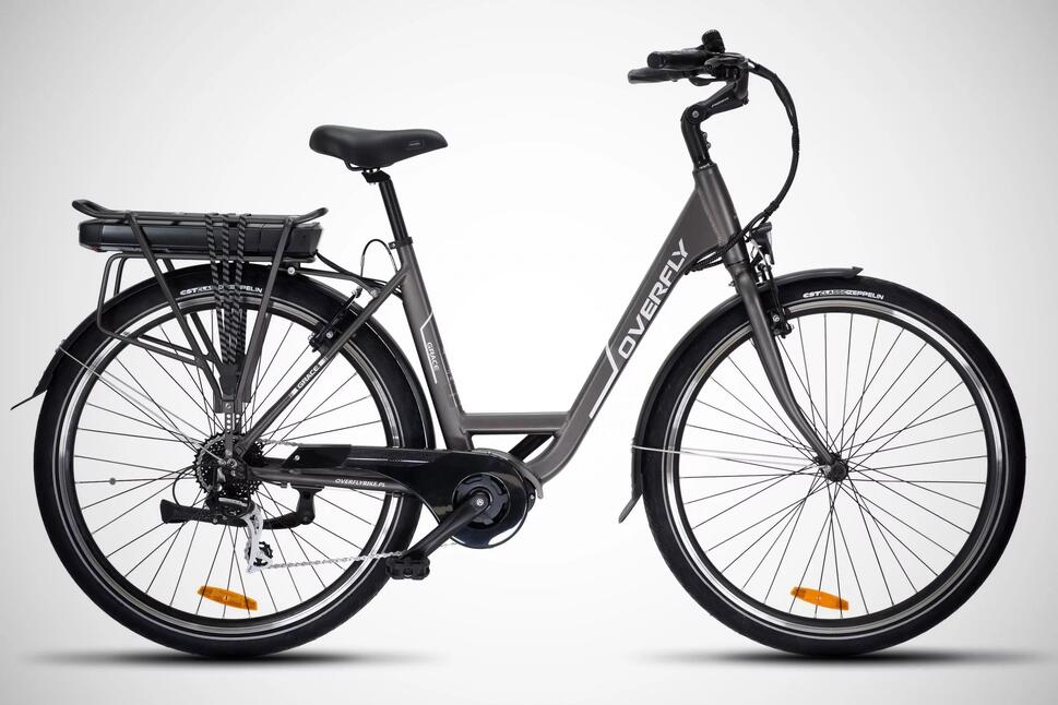Rower Elektryczny Overfly Grace 28 Plus 9.6 Ah / 345 Wh Zasięg 40-60 km