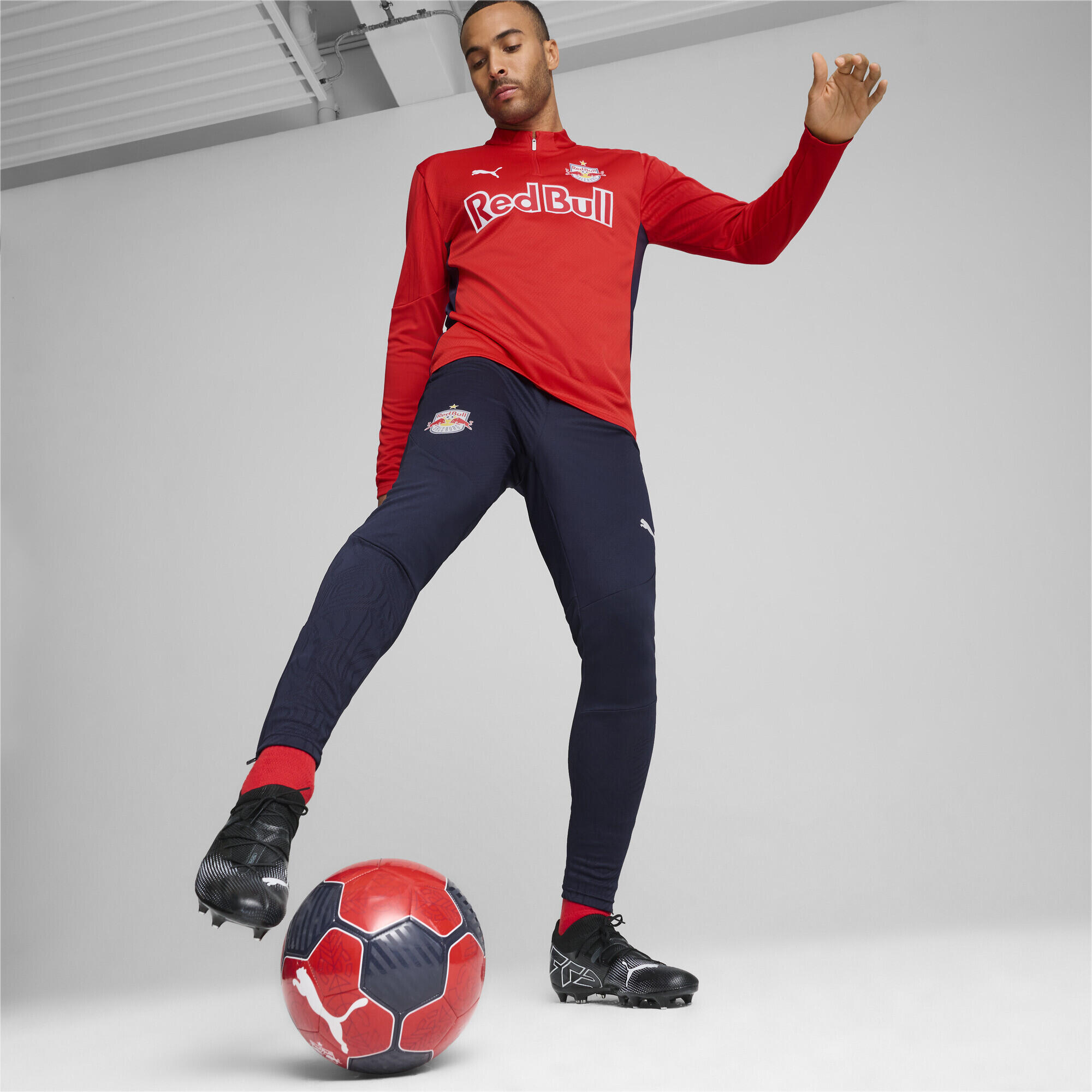 Maglia da allenamento con zip a un quarto FC Red Bull Salzburg da uomo PUMA 4/7