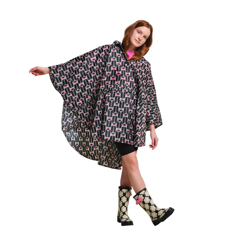 Poncho ORLA KIELY FESTIVAL Femme (Noir)