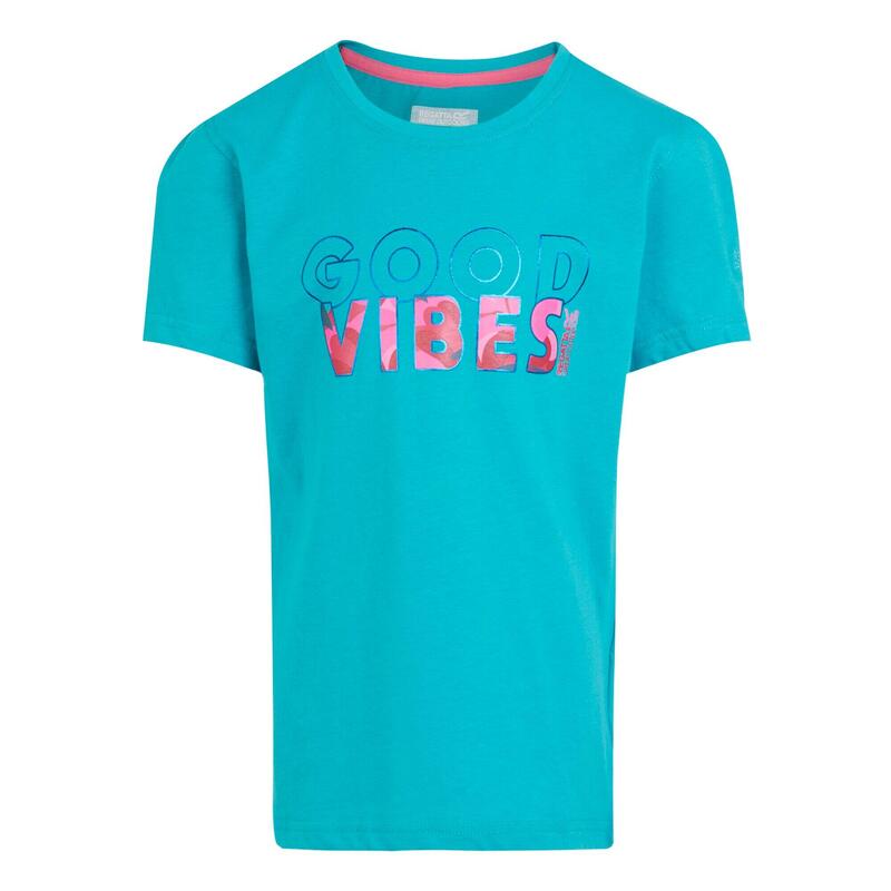 "Bosley VII Good Vibes" TShirt für Kinder Tahoeblau