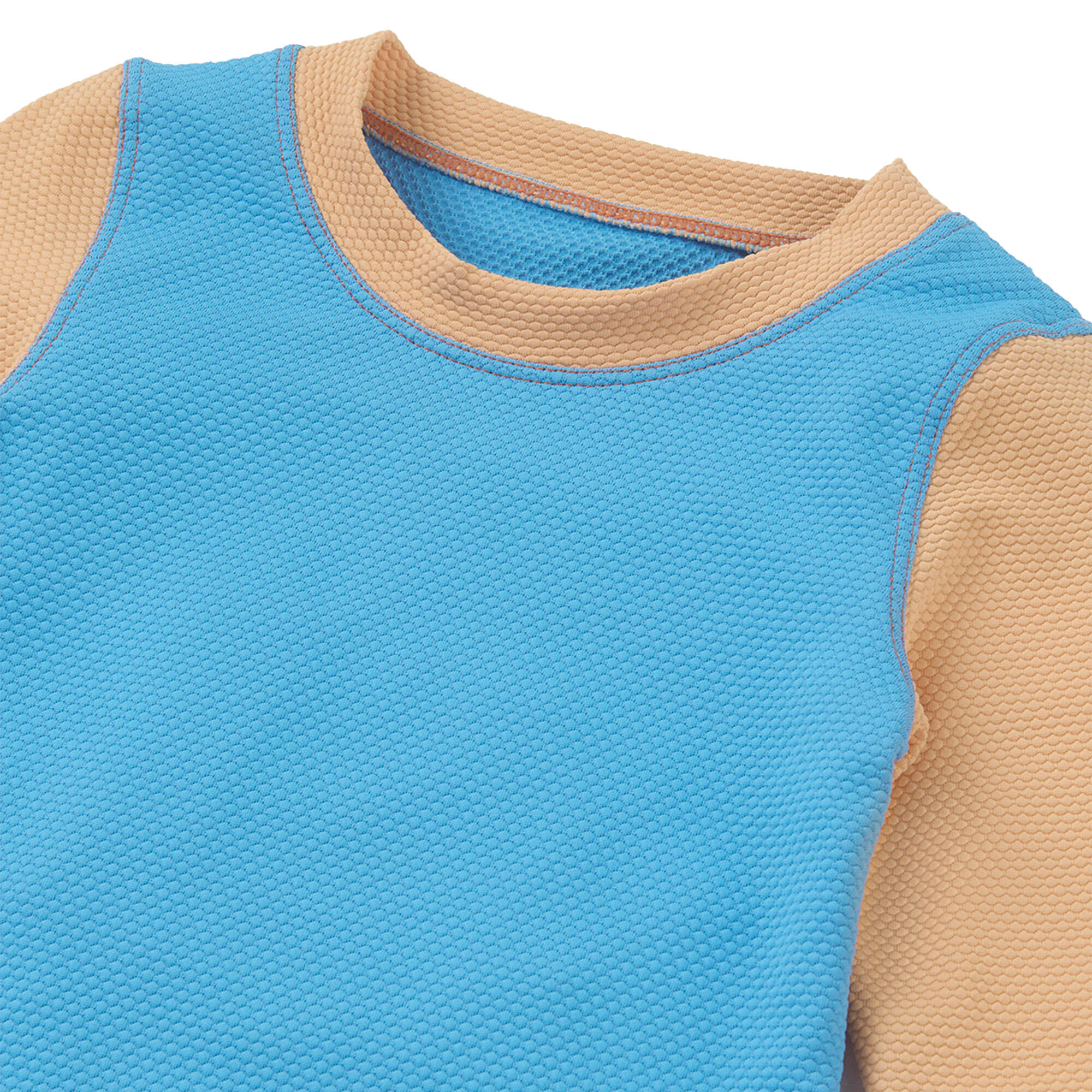 Cornflower Blue Long Sleeve Rash Vest 2/3