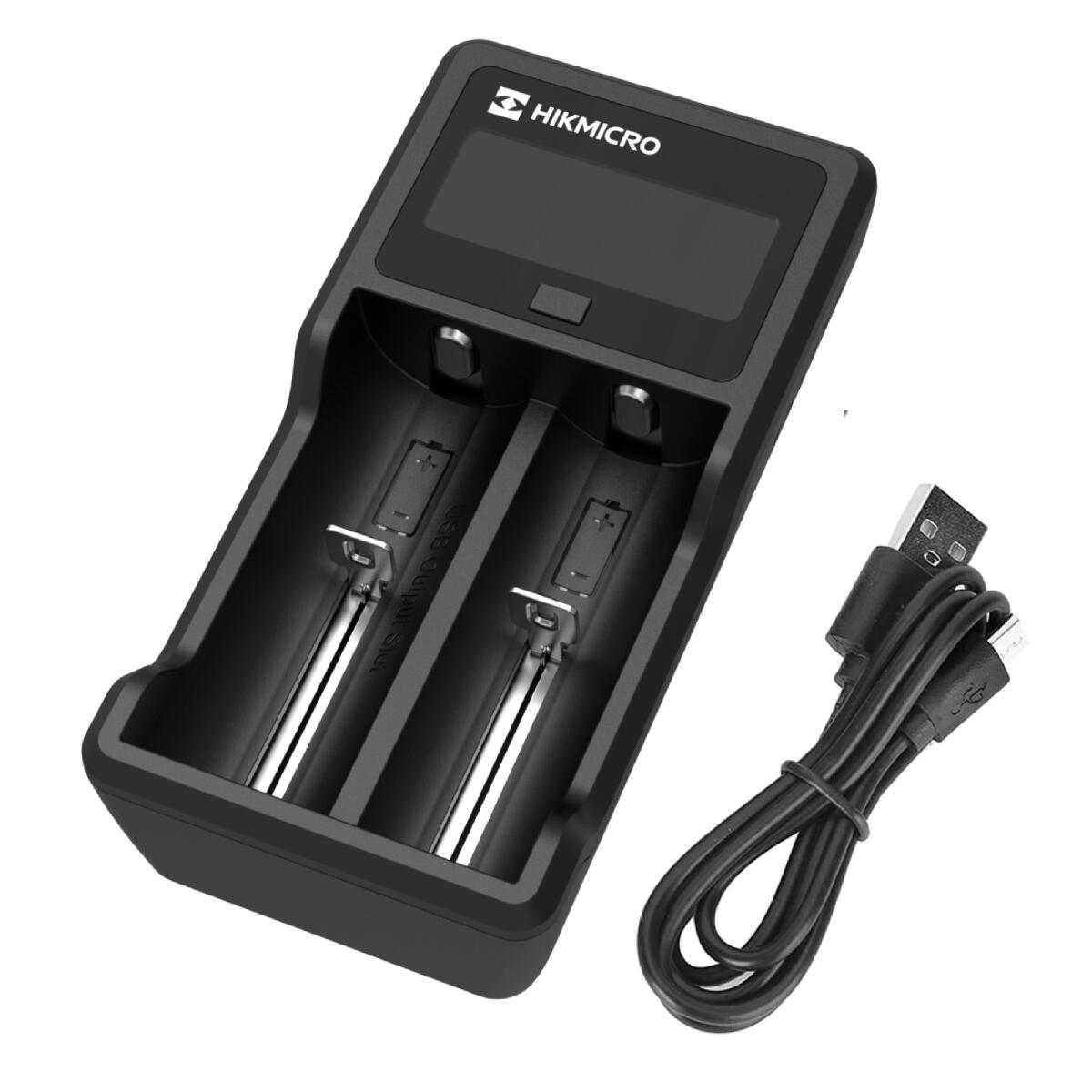 HIKMICRO Cargador externo con 2 canales HIKMICRO