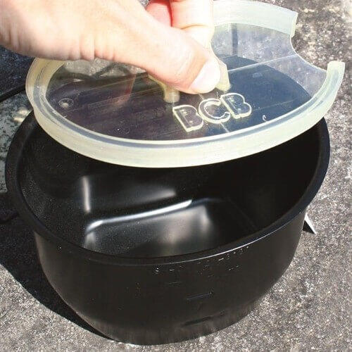 Kooksysteem met waterfles Multi-fuel - Zwart 5/5