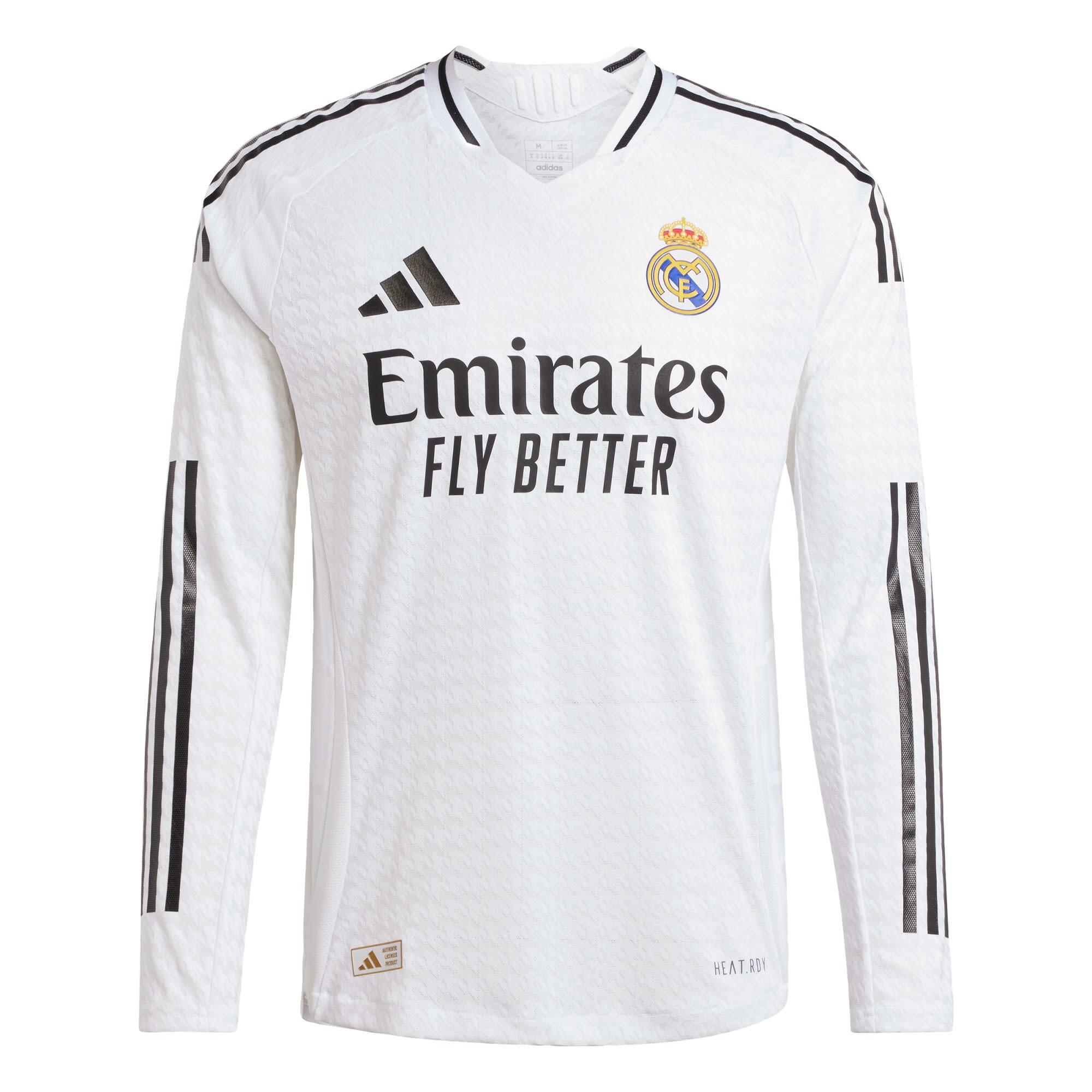 Autentica maglia a maniche lunghe Real Madrid 24/25 Home