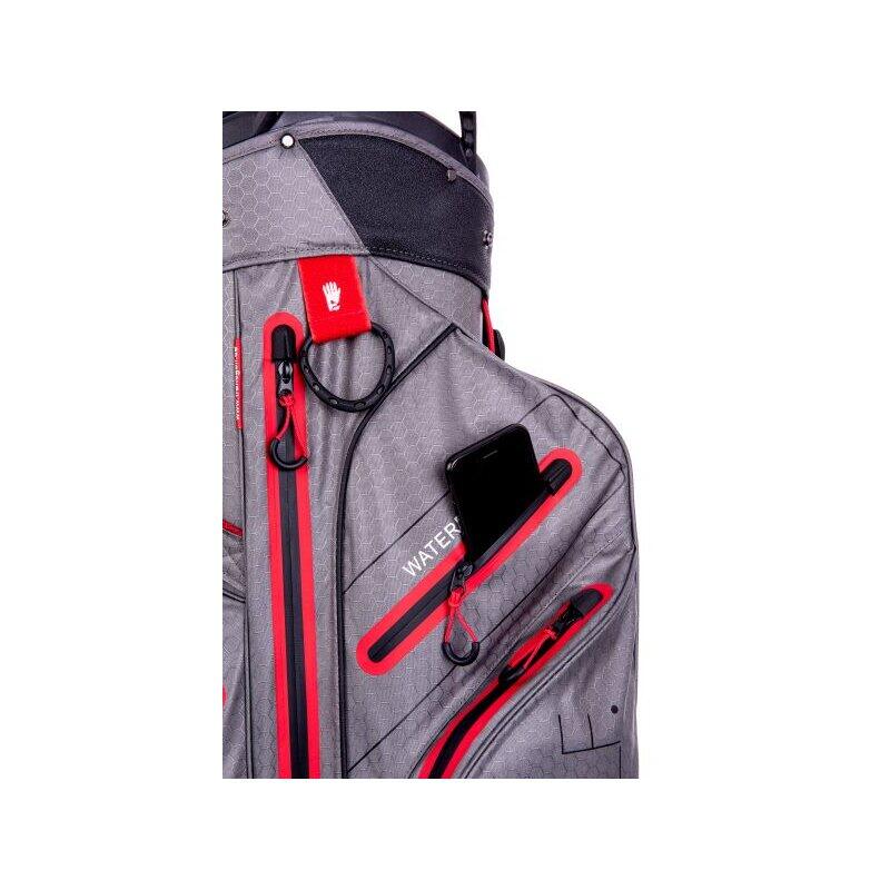 Bolsa de golf trendGOLF Rainline Pro impermeable gris/blanco 4/7