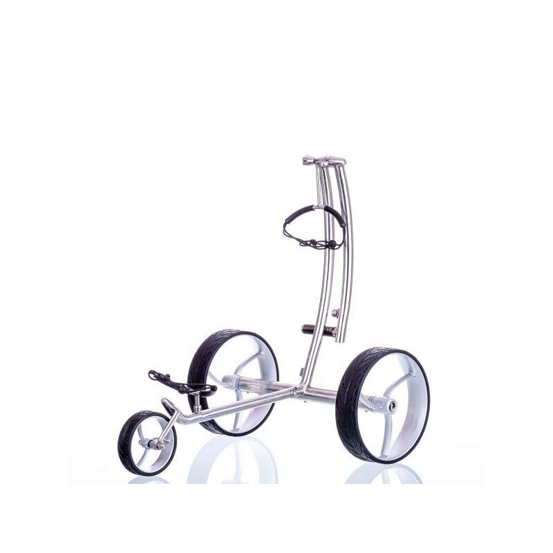 Elektro Golf Trolley walker Edelstahl, Lithium Akku, Bergabfahrbremse 3/6